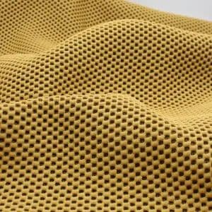 Yellow honeycomb mesh fabric
